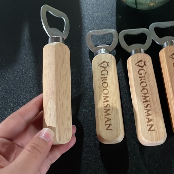 Wedding groomsmen bottle opener gift - Picture 3 of 4